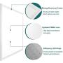 (2 Pack) Kadision 2x2 FT LED Flat Panel Light 40W, 5200LM 5000K Daylight 100-277V Recessed Troffer Fixture, 0-10V Dimmable Back Lit Commercial Ceiling Lights