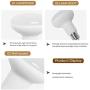 Flood Light Bulb, E26 Base, BR25 LED Bulb for Indoor/Outdoor Downlight Recessed Can Light, Dimmable, 9W=75W, 2700K Warm White Bulb, 900LM, 4-Pack