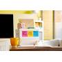 Super Sticky Notes, 3x3 in, 5 Pads, 2X The Sticking Power, Electric Yellow, Recyclable - New