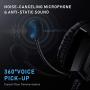 RUNMUS Gaming Headset for PS4, Xbox One, PC Headset w/Surround Sound, Noise Canceling Over Ear Headphones with Mic & LED Light, Compatible with PS5, PS4, Xbox One, Switch, PC, PS2, Mac, Laptop