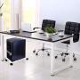 Liitrton Mobile CPU Stand Adjustable Computer Tower Stand with 4 Caster Wheels Fits Most PC (White)