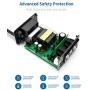 SUPERONE 300W Car Power Inverter DC 12V to 110V AC Converter with 4.8A Dual USB Car Adapter (2021 Latest, Black)