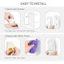 Wireless Doorbell Kit, 2 Plug-in Receivers, 2 Transmitters, 1300ft Range, 58Chimes, 4Level Sound, LED Indicator, Battery Included, Waterproof, Easy to Install, Silver, for House, Class, Office