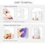Wireless Doorbell Kit, 2 Plug-in Receivers, 2 Transmitters, 1300ft Range, 58Chimes, 4Level Sound, LED Indicator, Battery Included, Waterproof, Easy to Install, Silver, for House, Class, Office