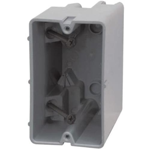 Madison Electric Products MSB22+ 1 Gang Device Box (22.5/Cu) with Depth Adjustable, Heavy Duty 42lb