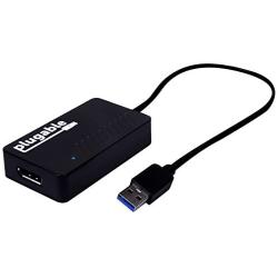 Plugable USB 3.0 to DisplayPort 4K UHD (Ultra-High-Definition) Video Graphics Adapter for Multiple Monitors up to 3840x2160 (Supports Windows 10, 8.1, 8, 7)