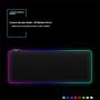 RGB Gaming Large Mouse pad,YCYCSY Professional LED Extended Black Mouse Pad,Extra Long Computer Keyboard Mouse Pads, Anti-Slip Rubber Base,Waterproof Keyboard Mouse Mat with 14 Lighting Modes