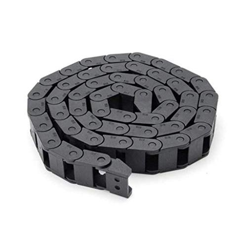 Cable Carrier 1M，Chain Cable Wire Carrier 10mmX15mm With The Drag Chain Has Been Widely Used In CNC Machine Tools For Semi Closed Drag Chain Black Plastic Drag Chain Cable Carrier Electronic Equipment
