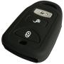 Coolbestda 2Pcs Rubber 3buttons Key Fob Protector Case Cover Keyless Entry Holder Skin Bag for Hyundai Elantra Genesis Sonata Kia Sorento Forte Optima Rondo Spectra