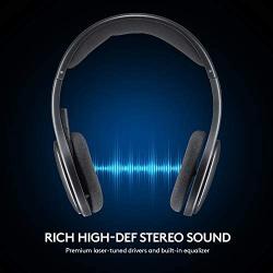 Logitech H800 Bluetooth Wireless Headset with Mic for PC, Tablets and Smartphones - Black