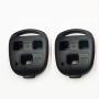 New 3 Buttons Remote Key Fob Case Shell Replacement for Lexus GS300 GS400 GS430 GX470 IS300 LS400 LS430 LX470 RX300 RX330 RX350 RX400h RX450h SC430 (Black+Black)
