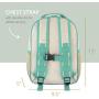 SoYoung Olive Fox Toddler Backpack | Preschool & Kindergarten Bookbag | Lightweight & Durable | Machine Washable | PVC, Phthalate, Lead & BPA Free