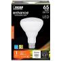 Feit Electric BR30DM/927CA/4 65W Equivalent 7.2 Watt Dimmable 650 Lumen E26 Base BR30 LED Light Bulb, 5''H x 3.75''D, 2700K Soft White, 4 Piece