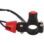 Universal Boat Outboard Motor Kill Stop Switch & Safety Tether Lanyard, 12V 2-Wires Motorcycle Engine On Off Kill Switch ATV Quad Dirt Bike Handlebar Mount Tether for Yamaha/Tohatsu/Honda (2 pcs)