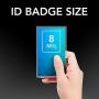 GBC Laminating Sheets, Self Adhesive Pouches, Self Adhesive, Vertical ID Badge, 8 Mil, SelfSeal, 10 Pack (3747205)