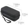co2crea Hard Travel Case Replacement for BESTEK Universal Travel Adapter 220V to 110V Voltage Converter USB Charging Worldwide Plug Adapter