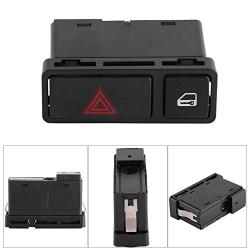 E46 Hazard Switch, Central Lock Switch High Sensitivity Door Central Locking Switch Universal Perfect Match for Cars