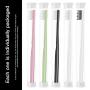 DOERDO 5 Pieces Extra Soft Micro-Nano Manual Toothbrush with 20000 Soft Bristles for Sensitive Gums Adult Kid Children,Protect Fragile Gums(5 colors)