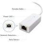 Cable Matters USB to Ethernet Adapter Supporting 10/100 Mbps Ethernet Network in White