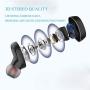 Bluetooth Headphones 5.0, Bluetooth Earbuds with Microphones, Pop Up Auto Pairing, Touch Control, 3D High-Definition Stereo with Noise Reduction, IPX5 Waterproof, Suitable for Android/iOS