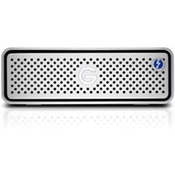 G-Technology 4TB G-DRIVE with Thunderbolt 3 and USB-C Desktop External Hard Drive, Silver - 0G05363-1