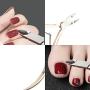 Mea Tira 4-IN-1 Multi-functional Manicure AMD Pedicure Tool,Cuticle Trimmer withCuticle Pusher,Salon Ievel Cuticle RemoverCuticle Nippers,Professional Stainless SteelCuticle Cutter (Rose Gold)