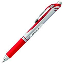 Pentel EnerGel RTX Retractable Liquid Gel Pen, Extra Fine Line, Needle Tip, Red Ink ,12 pack (BLN73-B), 0.3mm needle