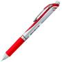 Pentel EnerGel RTX Retractable Liquid Gel Pen, Extra Fine Line, Needle Tip, Red Ink ,12 pack (BLN73-B), 0.3mm needle