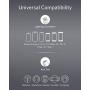 Anker 3.5mm Audio Adapter with Lightning Connector, MFi Certified Lightning to Female 3.5mm Dongle, Supports Volume Control and Mic for Headphones, Earphones, Earbuds, and More.