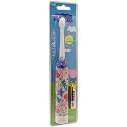 Brush Buddies Peppa Pig Sonic Powered Toothbrush, Multicolor