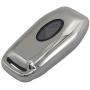 Silver TPU Soft Key Fob Cover Case Remote Jacket Glove for Ford Fusion F-150 Edge Explorer Mustang Lincoln MKZ MKC 2/3/4/5 Buttons Smart Key( NOT fit Flip/Folding key)