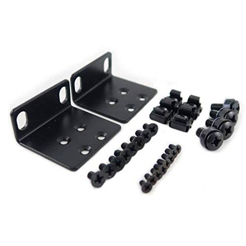 Multi-Vendor Rack Mount Kit Compatible with Many 17.3'' Wide Buffalo Tech, Cisco, Dell, D-Link, Linksys, NETGEAR, and TRENDnet Products