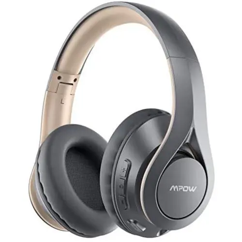 Mpow 60Hrs Bluetooth Headphones, Wireless Headphones Over Ear with Bluetooth 5.0, HiFi Stereo, Protein Earpads, CVC6.0 Mic, Wireless Wired Headset for Kids, Adults, Home Office, Online Class Mpow 60Hrs Bluetooth Headphones, Wireless Headphones Over Ear with Bluetooth 5.0, HiFi Stereo, Protein Earpads, CVC6.0 Mic, Wireless Wired Headset for Kids, Adults, Home Office, Online Class