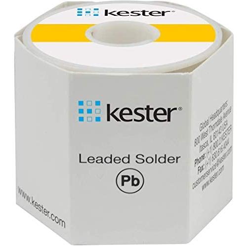 Kester 24-6337-0027 Wire Solder, 1 Pound Spool, 0.031''Dia., (Pack of 5)