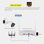 [2 Way Audio] Tonton 1080P Full HD Security Camera System Wireless,8CH NVR Recorder with 1TB HDD and 6PCS 2MP Outdoor Indoor Bullet Cameras with PIR Sensor,Plug and Play,Easy Installation(White)