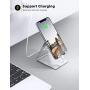 Lamicall Cell Phone Stand, Desk Phone Holder Cradle, Compatible with Phone 12 Mini 11 Pro Xs Max XR X 8 7 6 Plus SE, All Smartphones Charging Dock, Office Desktop Accessories - Silver Lamicall Cell Phone Stand, Desk Phone Holder Cradle, Compatible with Phone 12 Mini 11 Pro Xs Max XR X 8 7 6 Plus SE, All Smartphones Charging Dock, Office Desktop Accessories - Silver