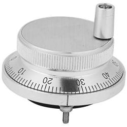 Handwheel CNC, 5V 60mm Diameter 4 Terminal Manual Pulse Generator CNC Electronic Handwheel with Handle