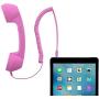 CellCase Vintage Retro 3.5mm Telephone Handset Cell Phone Receiver Mic Microphone Speaker for iPhone iPad Mobile Phones Cellphone Smartphone (Pink)