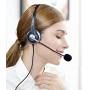 Callez Telephone Headset RJ9, with Noise Canceling Mic Mono, for ShoreTel 230 420 480 Polycom VVX310 VVX311 VVX410 VVX411 Avaya 1408 1416 5410 Plantronics NEC Corded Office Landline Deskphones W300A1