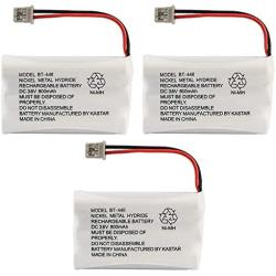 Uniden BBTY0504101 Model BT446 Nickel Metal Hydride Rechargeable Cordless Phone Batteries (Pack of 3) for use with T94 Series, TWX977 and WXI977 Cordless Phones