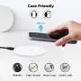 LETSCOM Ultra Slim Wireless Charger, Qi-Certified 15W Max Fast Wireless Charging Pad, Compatible with iPhone 12/11/11 Pro/XS Max/XR/XS/X/8/8+, Galaxy Note 10/Note 10+/S10/S10+/S10E (No AC Adapter)