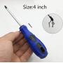 Screwdriver 1PC Slotted screwdriver and Occus screwdriver repairing Occus tool for electronic product - (Color: Occus)