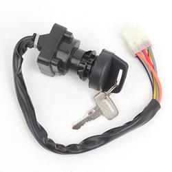 Wingsmoto Key Ignition Switch Replacement for LTA400 LTA400F LTA400FC Eiger 400 2WD 4WD 2002 2003 2004 2005 2006 2007