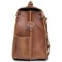 Polare Mens Full Grain Leather 16 Briefcase Shoulder Messenger Bag Fit 15.6 Laptop