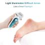 Electric Callus Remover for feet, Rechargeable Foot File Hard Skin Remover, Waterproof 13 in 1 Pedicure Tools kit for Cracked Heels Calluses and Dead Skin, with 3 Roller Heads 2 Speed, Battery Display
