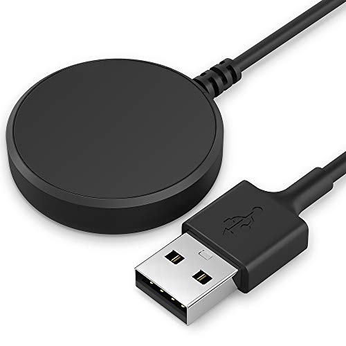 TUSITA Charger Dock Compatible with Samsung Galaxy Watch Active 1/2, Galaxy Watch 3，SM-R500/SM-R830/SM-R820/SM-R840/SM-R850 - USB Charging Cable 3.3ft 100cm - Smartwatch Accessories