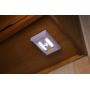 Dimmable AAA Battery Included COB LED Cordless Light Switch, Adjustable Brightness, Tap Light, Battery Operated LED Night Lights, 3 AAA Batteries & Adhesive Strips Included, White Color