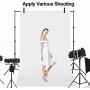 Emart 8.5 x 10 ft Photo Backdrop Stand , Adjustable Photography Muslin Background Support System Stand for Photo Video Studio