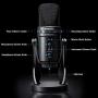 Samson (SAGM1UPRO) Technologies Samson G-Track Pro Professional USB Condenser Microphone with Audio Interface, Black