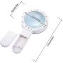 Magnifying Glass with Light, 30X Illuminated Large Magnifier Handheld 13 LED Lighted Magnifying Glass 125MM Big Screen for Elderly Reading, Repair, Coins, Jewelry, Exploring(2 AA Batteries Included)